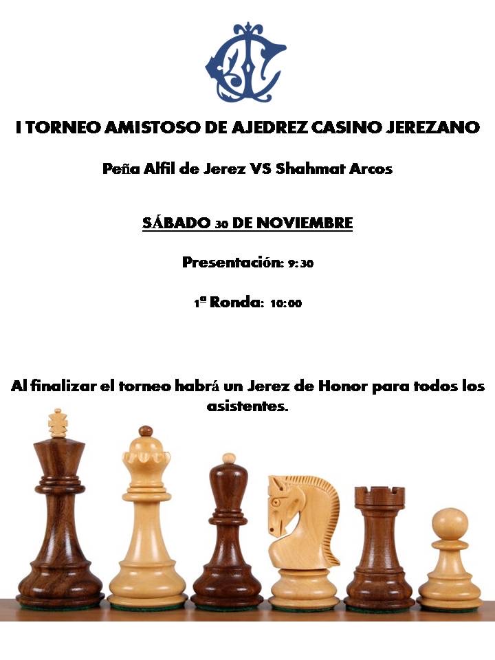 I Torneo Amistoso de Ajedrez «Casino Jerezano»