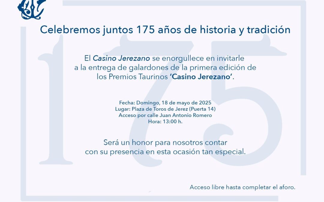 Premios Taurinos Casino Jerezano